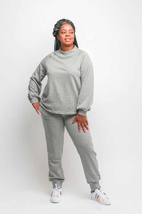 Crew Neck Jogger Set