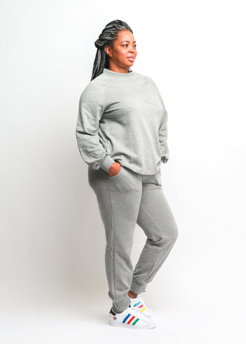 Crew Neck Jogger Set