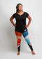 Floral Bloom Color Block Legging