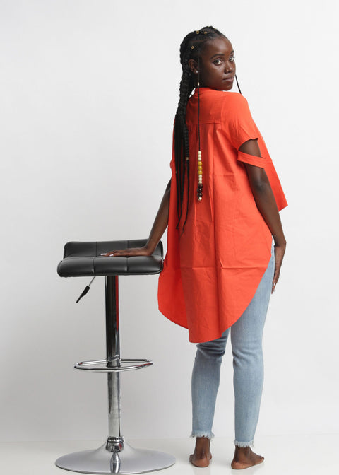 Structured High Low Top