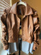 Ruched Button Down Jacket