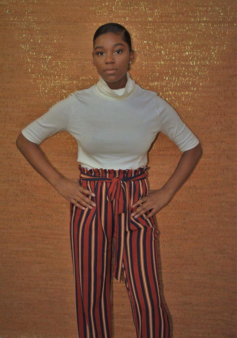 Stripe Paula Pants