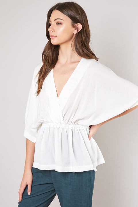 Surplice High-Low Top