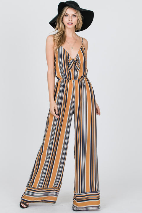 Striped Jumpsuit