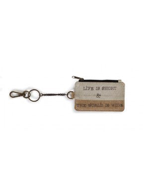 Life Is Short ID Pouch
