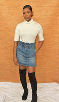 Paperbag Medi Skirt