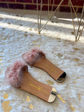 Zoey Feather Slides